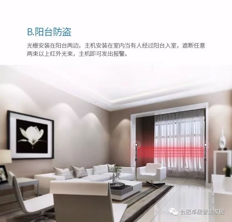 什么是紅外光柵？合肥卓居智能家居告訴你
